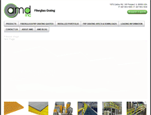 Tablet Screenshot of amdgrating.com